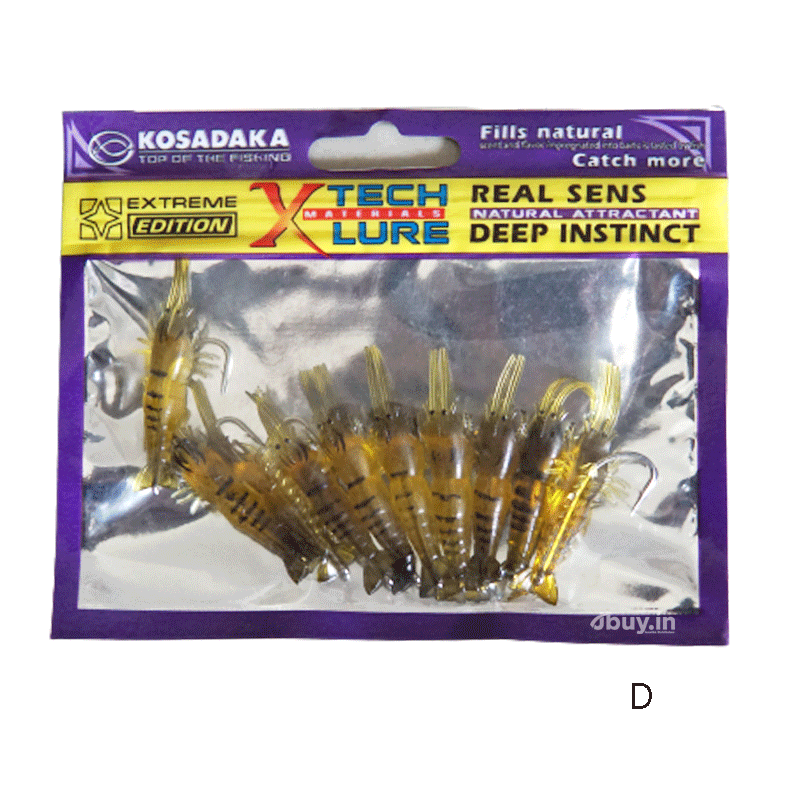 Victoronlineshop Fishing Lure kit 35 Soft BaitSmall 10 Lead Head Hook India