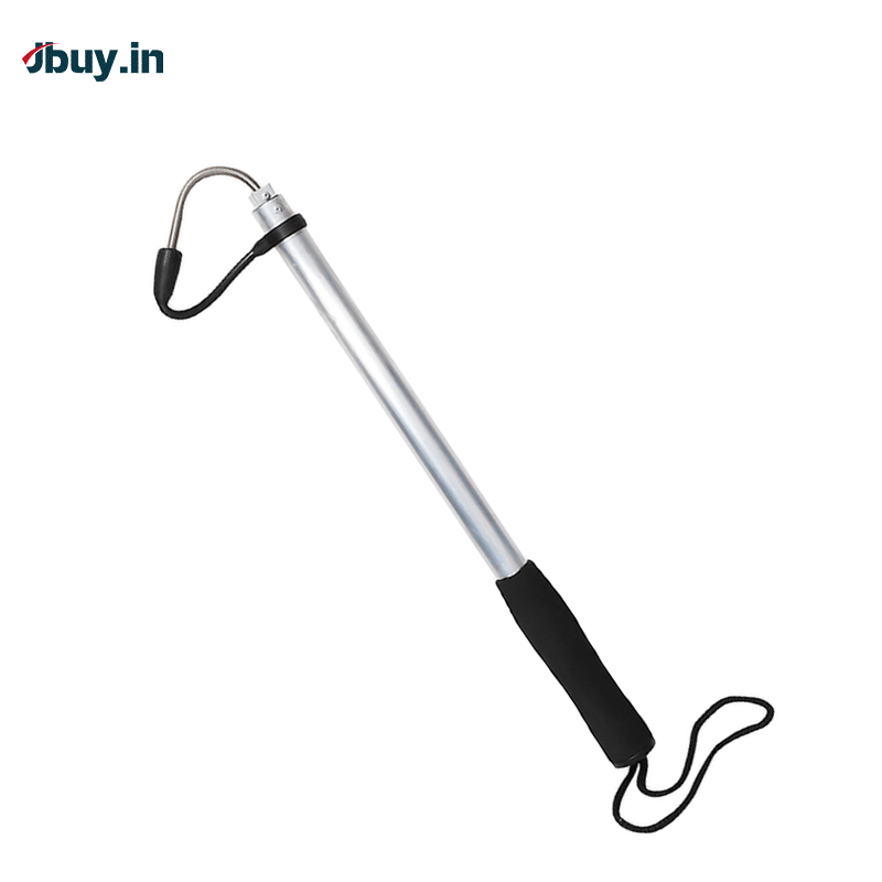 Fishing Gaff Hook, Stainless Steel Retractable Fishing Gaff Lightweight  Sharp Hook Non-Slip Fishing Gear Hook Tackle with Soft EVA Handle for