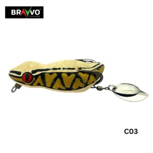 BRAVVO PANDA 6CM/12-13G HANDMADE SOFT FROG - C03
