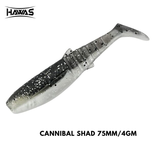 HAWAS CANNIBAL 75MM/4GM SOFTLURES