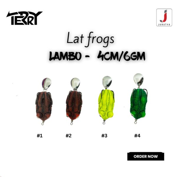 TERRY  LAMBO 4CM/6GM HANDMADE FROGS